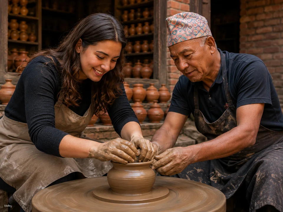 Bhaktapur Pottery Making Experience & Authentic Newari Culture Tour with Local Artisan (727319)