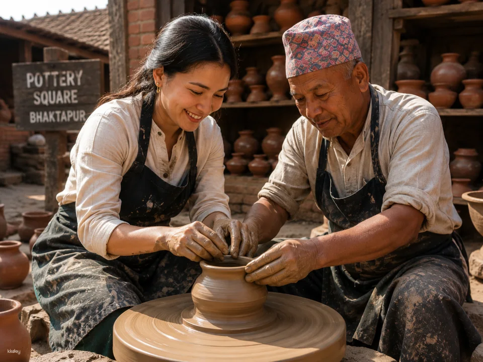 Bhaktapur Pottery Making Experience & Authentic Newari Culture Tour with Local Artisan