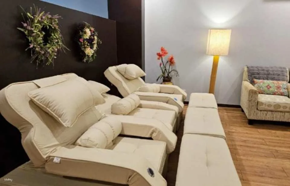 Saipan Goodbye Pack - Hotel Pickup + Lohas Lounge + Airport Drop-off (Massage available as an add-on)