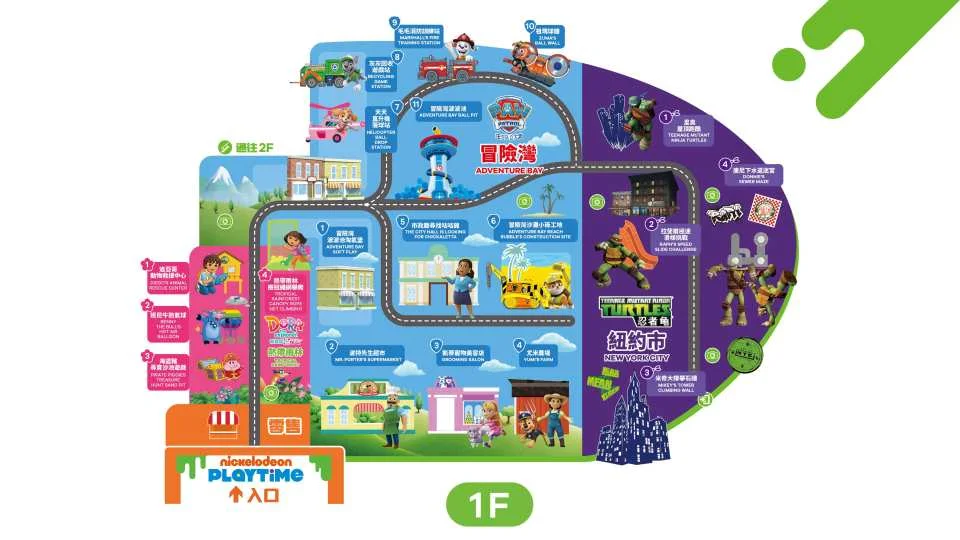 Shenzhen Nickelodeon Playtime Indoor Park Tickets | Full-Day Unlimited Play · 5 Major IPs: PAW Patrol / SpongeBob / TMNT