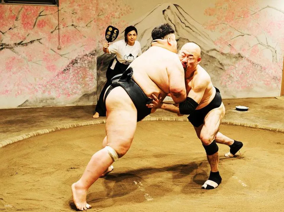 Osaka Sumo Performance & Dohyo Experience | Watch Retired Wrestlers Compete & Challenge Them on Stage