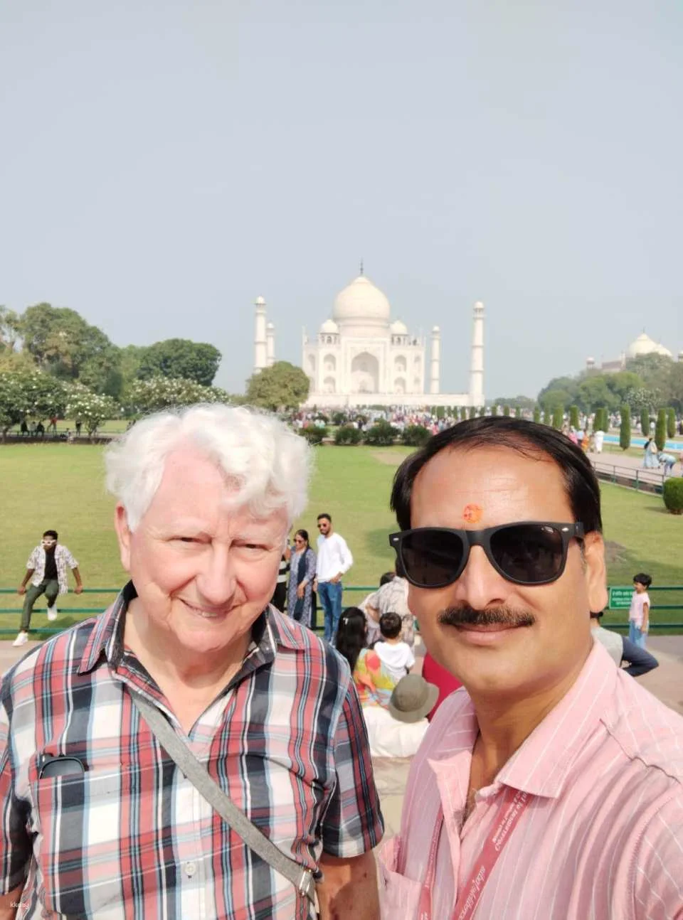 Taj Mahal overland tour from cruise port India