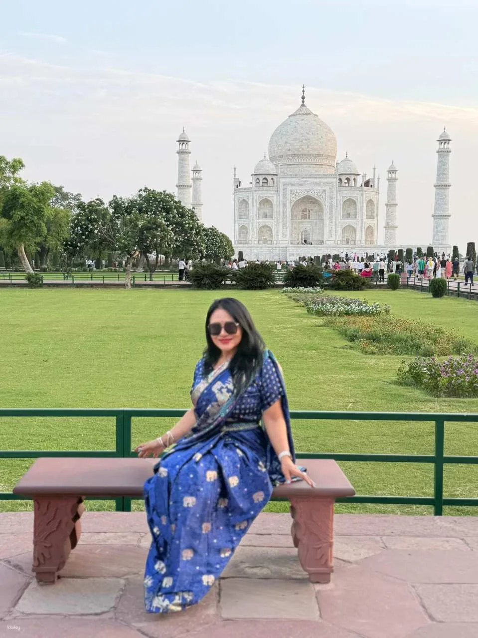 Taj Mahal overland tour from cruise port India
