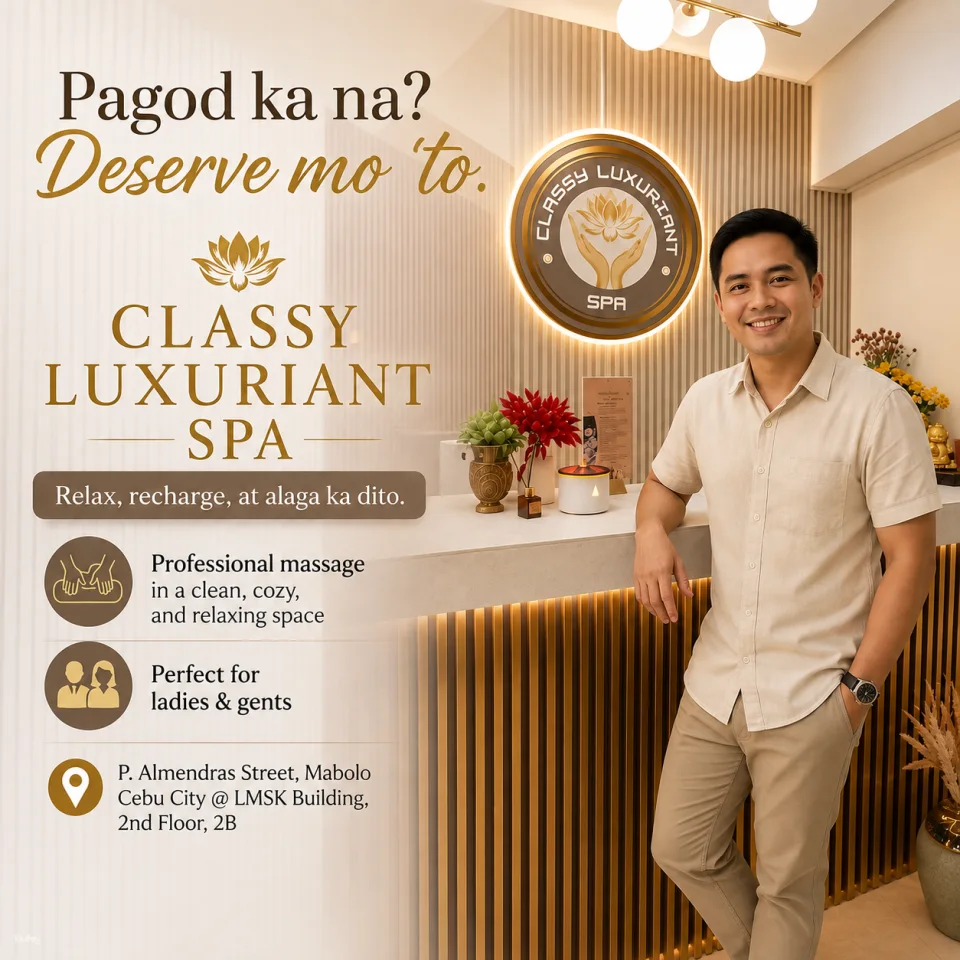 Cebu Massage Classy Luxuriant SPA– Where Elegance Meets Tranquility (770755)