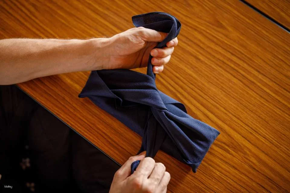 Osaka Machiya-Style Japanese Room Chopstick Making Experience: Engraving Service, Paulownia Box, and Furoshiki