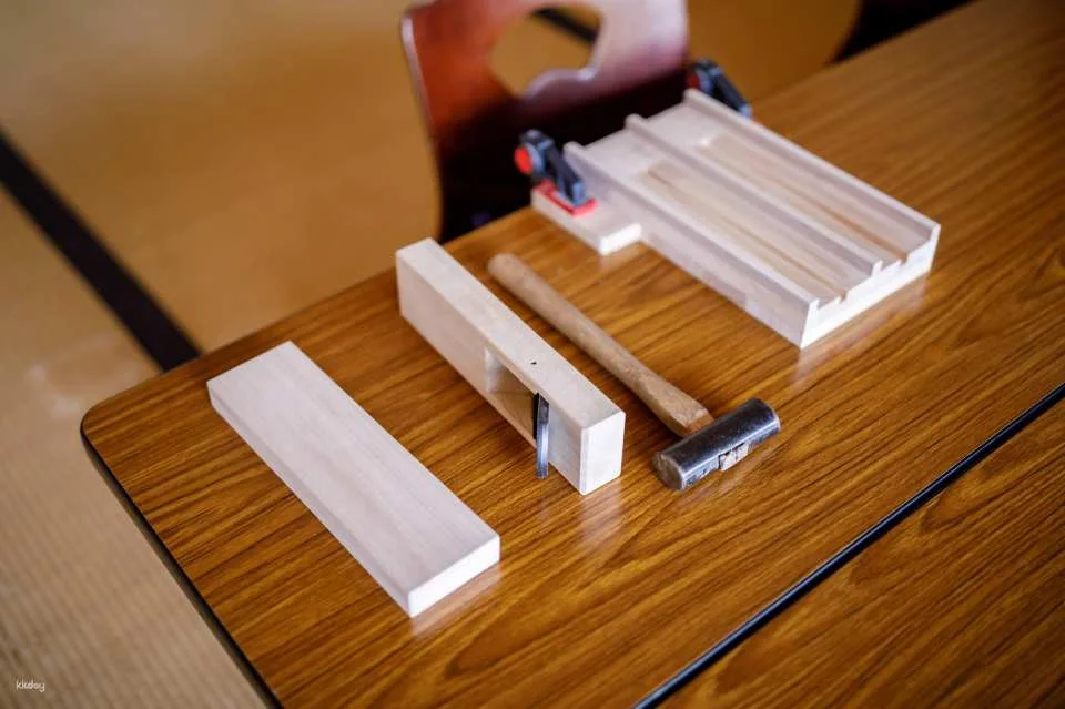 Osaka Machiya-Style Japanese Room Chopstick Making Experience: Engraving Service, Paulownia Box, and Furoshiki