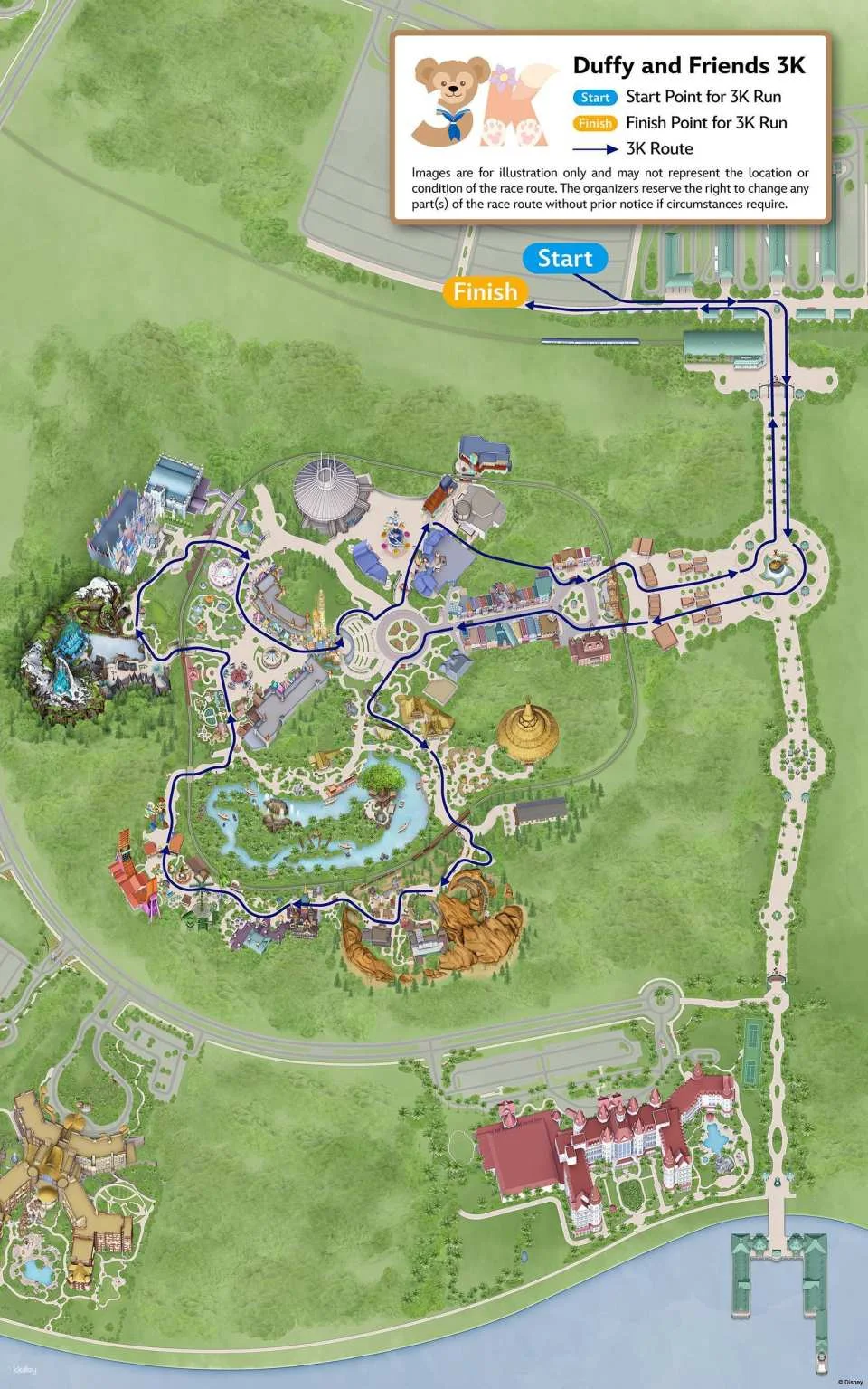 Duffy and Friends 3K Race Pack (Park Admission Not Included) | Hong Kong Disneyland