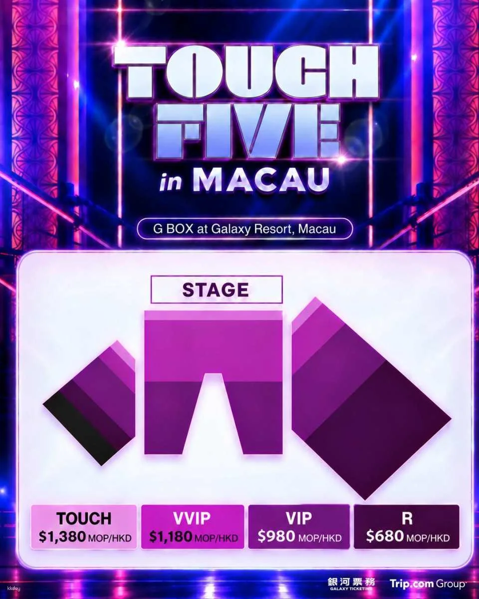 Show Musical TOUCH FIVE - Macau Station｜Galaxy Macau G Box