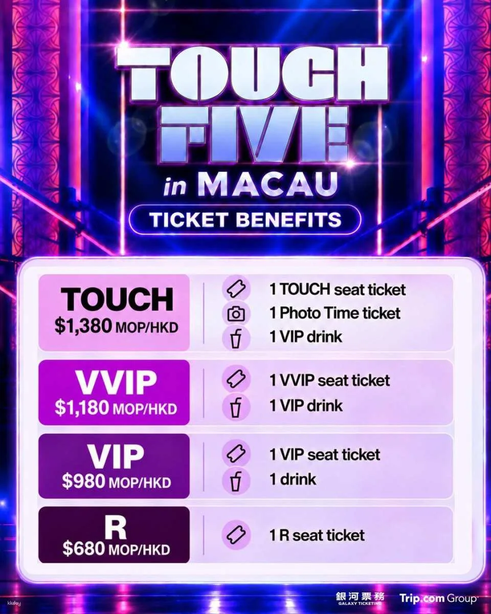 Show Musical TOUCH FIVE - Macau Station|Galaxy Macau G Box