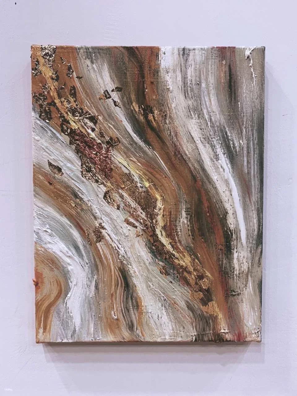 New Taipei Sanchong | Gold Leaf Acrylic Painting Experience | Guaranteed Departure for Solo Traveler | Single Session Completion