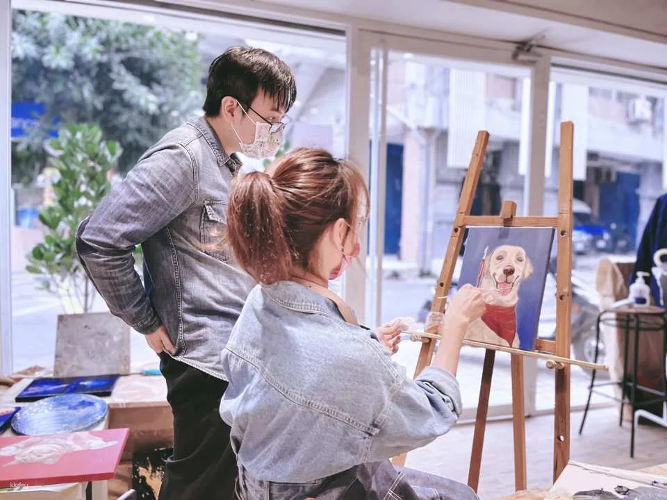 New Taipei Sanchong | Oil Painting Experience | Guaranteed Departure for Solo Traveler | Single Session Completion