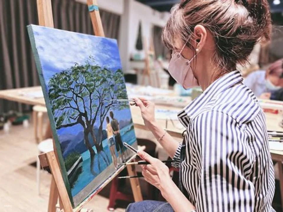 New Taipei Sanchong | Oil Painting Experience | Guaranteed Departure for Solo Traveler | Single Session Completion