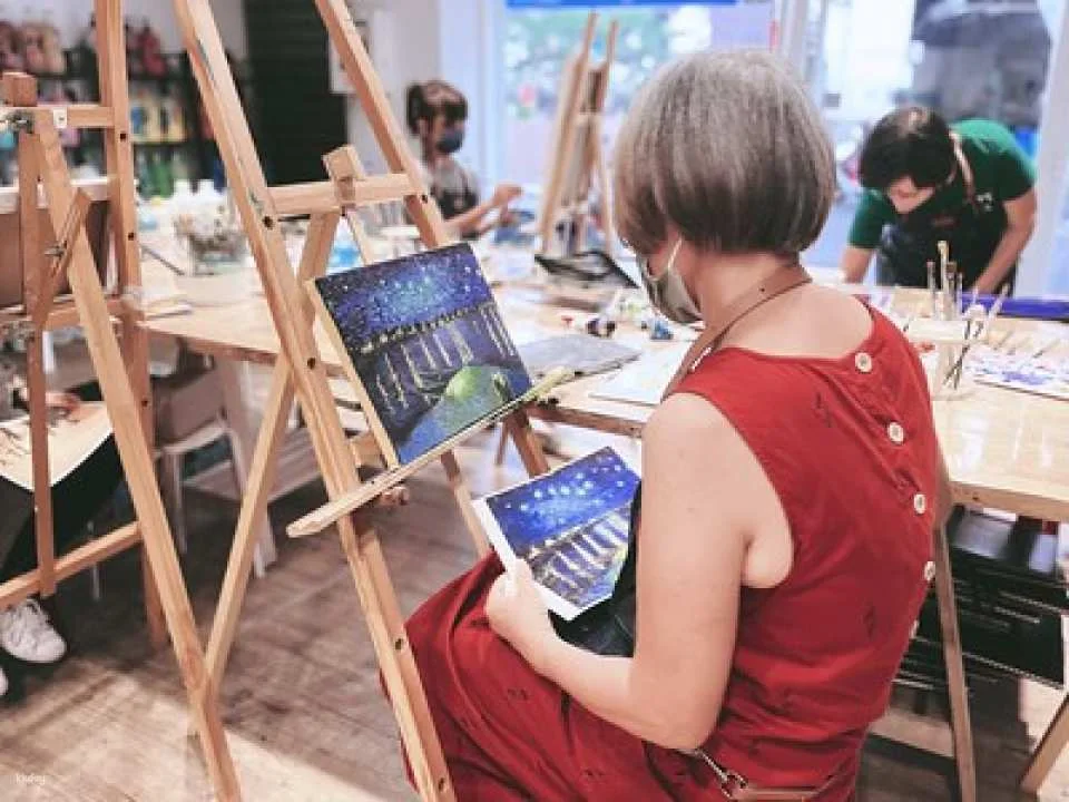 New Taipei Sanchong | Oil Painting Experience | Guaranteed Departure for Solo Traveler | Single Session Completion