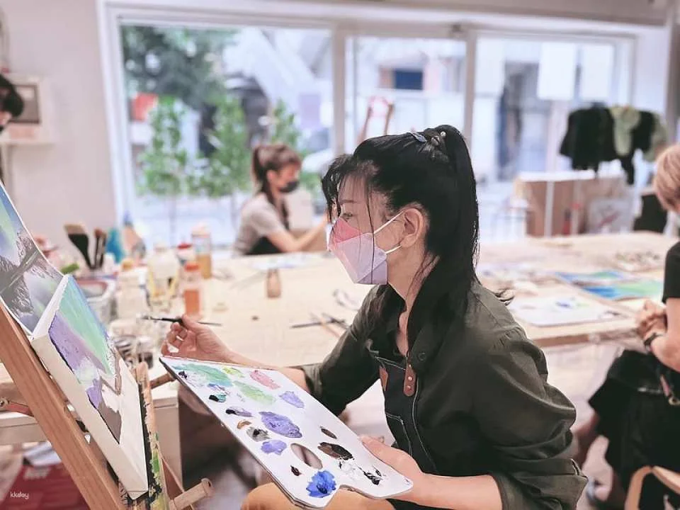 New Taipei Sanchong | Oil Painting Experience | Guaranteed Departure for Solo Traveler | Single Session Completion