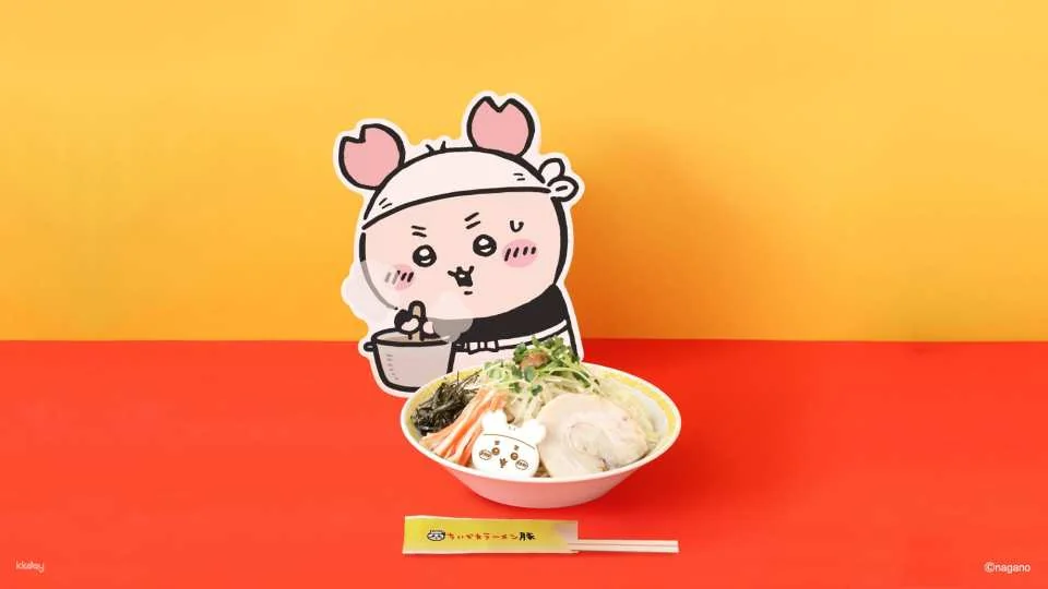 [KKday Exclusive Sale] Chiikawa Ramen Buta Ikebukuro Store Admission Ticket with Black Oolong Tea