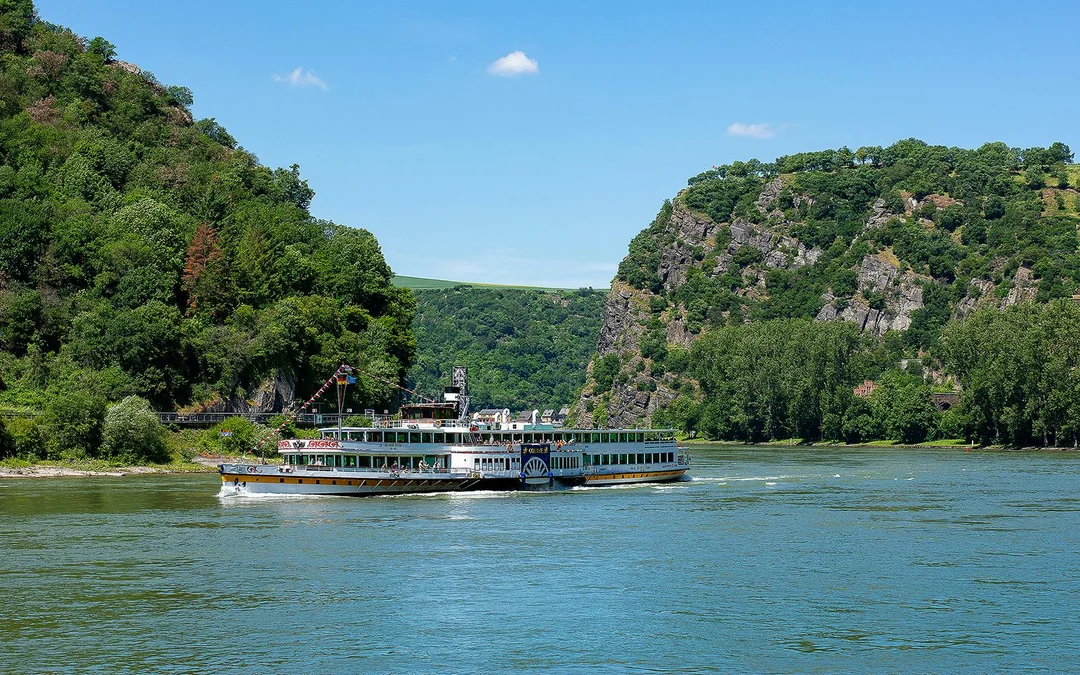 Koblenz Rhine River Cruise on a Historical Paddle Steamer Image 2