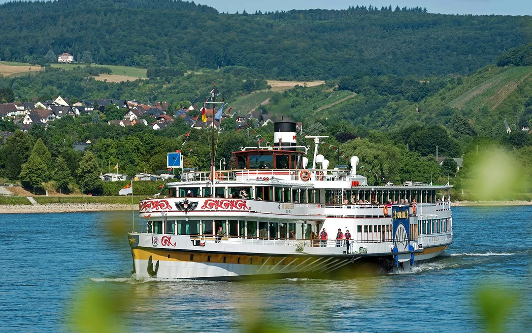 Koblenz Rhine River Cruise on a Historical Paddle Steamer Image 5
