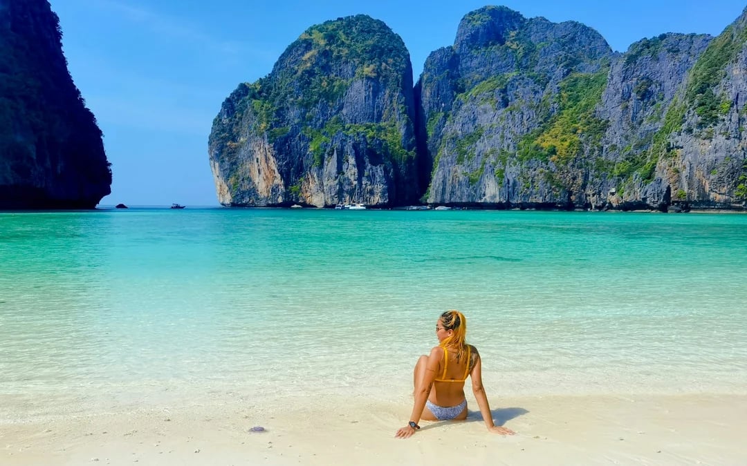Krabi to Phuket Transfer via Phi Phi with Private Longtail Boat Tour and Maya Bay Image 3