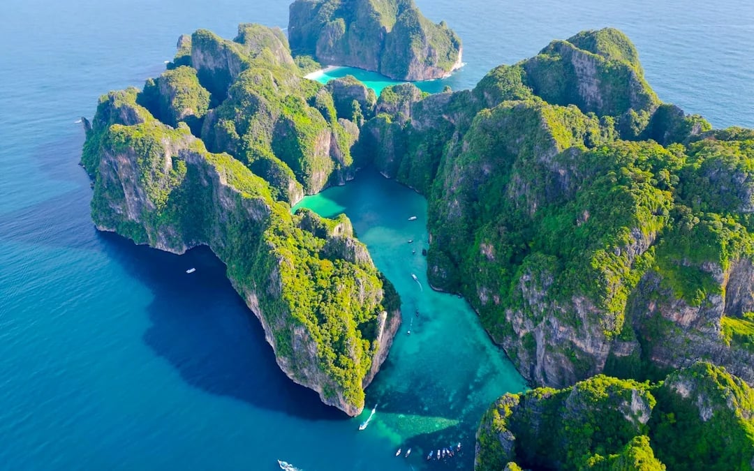 Krabi to Phuket Transfer via Phi Phi with Private Longtail Boat Tour and Maya Bay Image 5