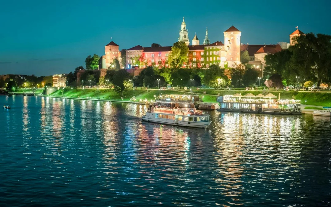 Krakow Vistula River Evening/Nighttime Sightseeing Cruise Image 1