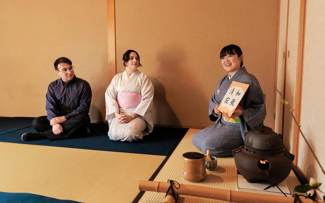 Kyoto Gion-Kiyomizu Area: Tea Ceremony with Seasonal Wagashi in a Machiya Image 2
