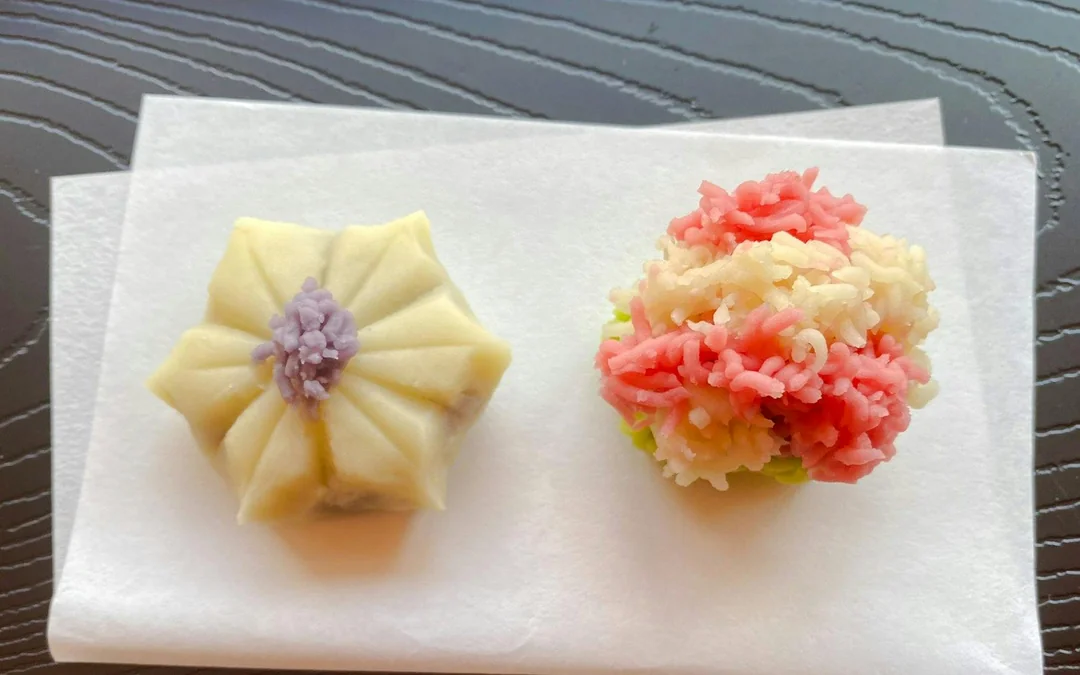 Kyoto Karasuma Area: Tea Ceremony Experience with Japanese Traditional Sweets Making Image 2