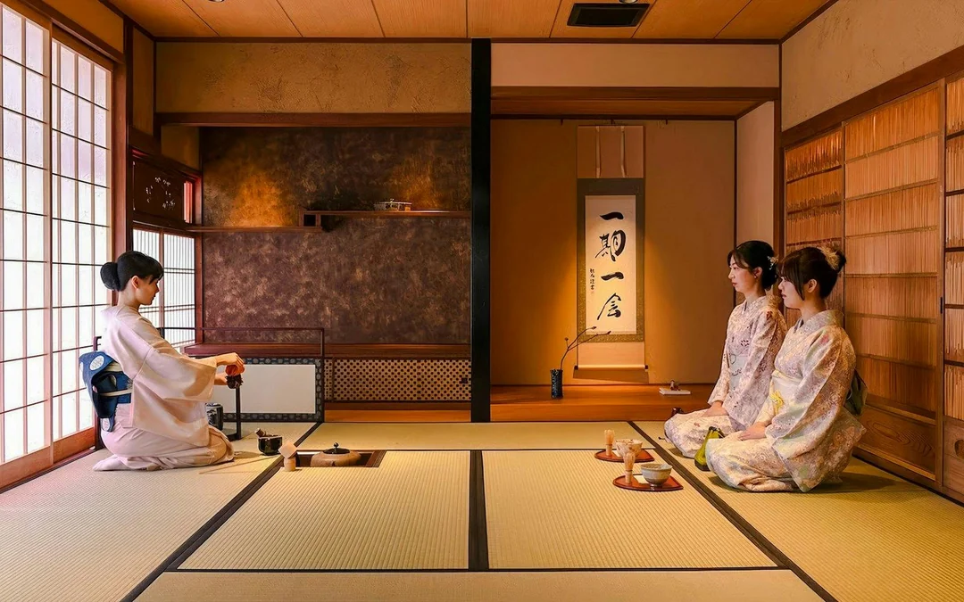 Kyoto Nishiki Market Area: Kimono & Tea Ceremony Experience Image 2