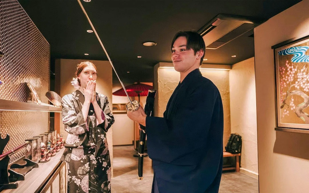 Kyoto Nishiki Market Area: Kimono & Tea Ceremony Experience Image 3