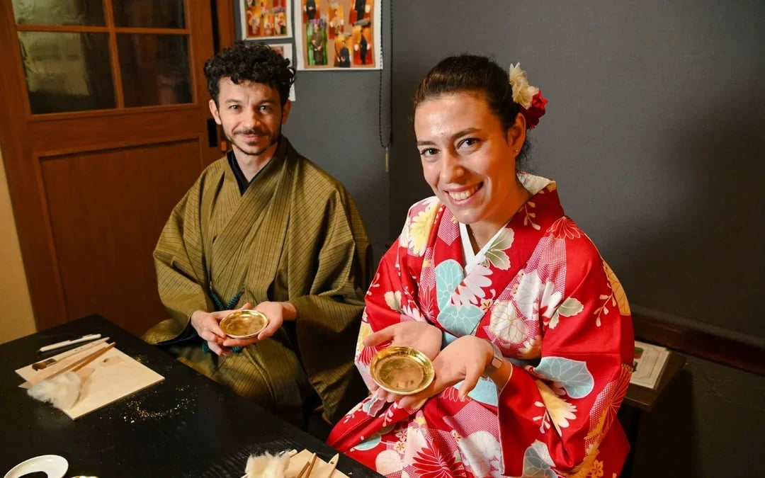 Kyoto Nishiki Market Area: Kimono & Tea Ceremony Experience Image 9