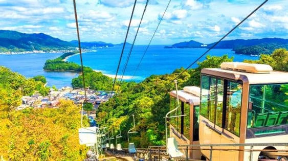 Kyoto Tango Sea Train + Amanohashidate + Ine Boat Houses 1-day tour, including train fare and optional boat ride