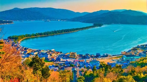 Kyoto Tango Sea Train + Amanohashidate + Ine Boat Houses 1-day tour, including train fare and optional boat ride