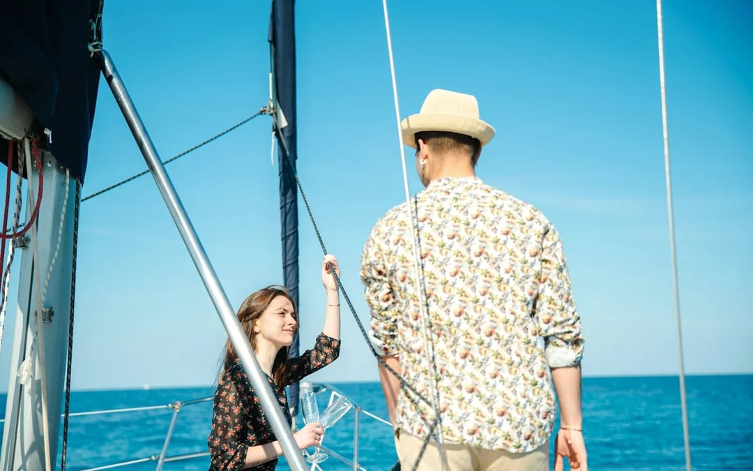 La Caletta Sunset Sailboat Cruise with Aperitif Image 3