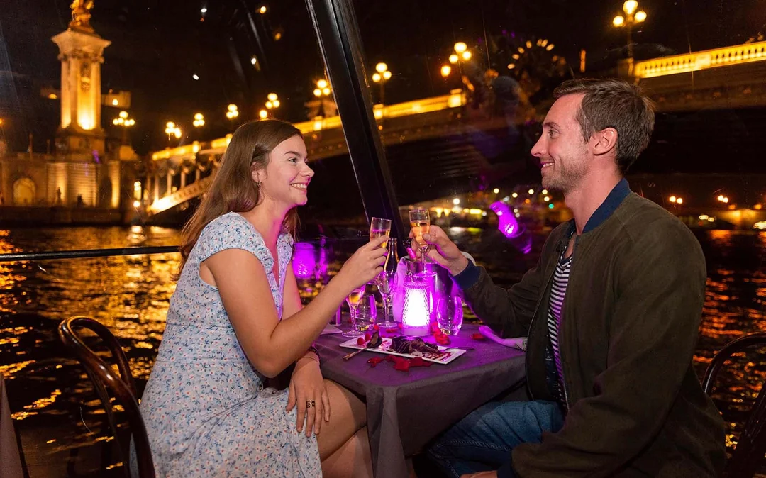 La Marina Seine River Dinner Cruise with French Menu Image 6