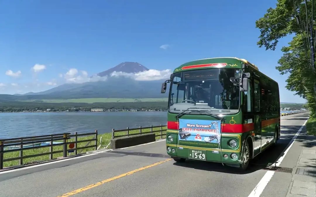 Lake Yamanaka Swan Lake Cruise + Oshino Shinobi no Sato + 1-Day Bus Pass Image 5