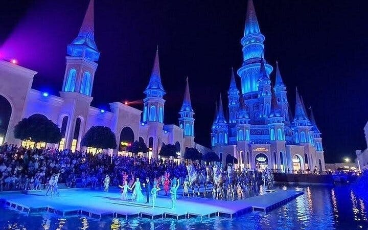 Land of Legends Night Show with Round Transfer from Side Image 2