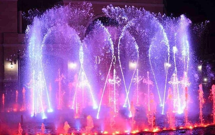 Land of Legends Night Show with Round Transfer from Side Image 4