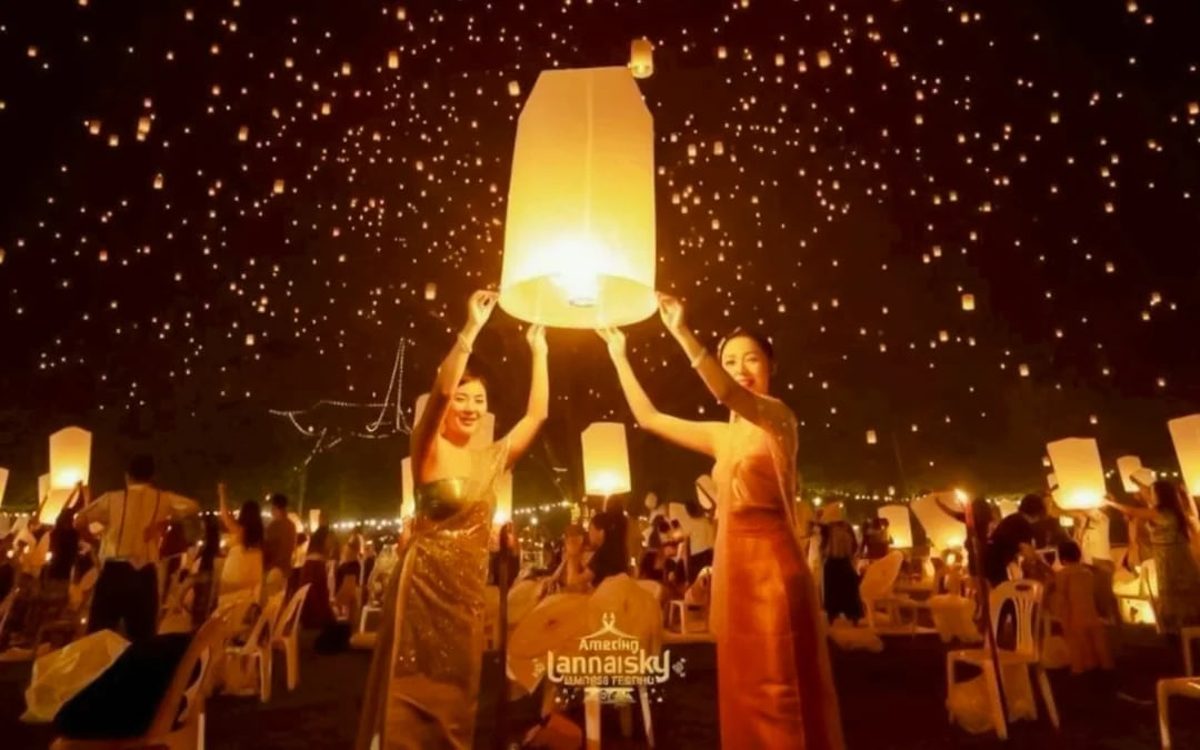 Lanna Sky Lantern Festival 2026 Entry Ticket at Nong Sariam, Chiang Mai Image 4