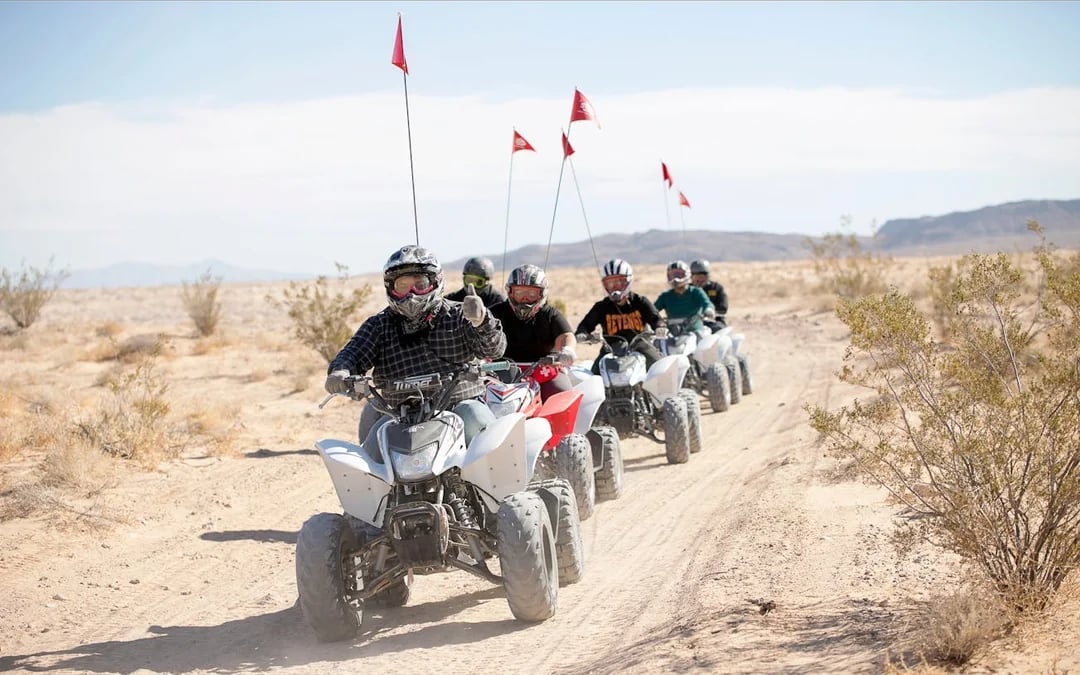 Las Vegas Guided ATV Tour on Real Sand Dunes with Off-Road Terrain and Elevation Changes Image 4