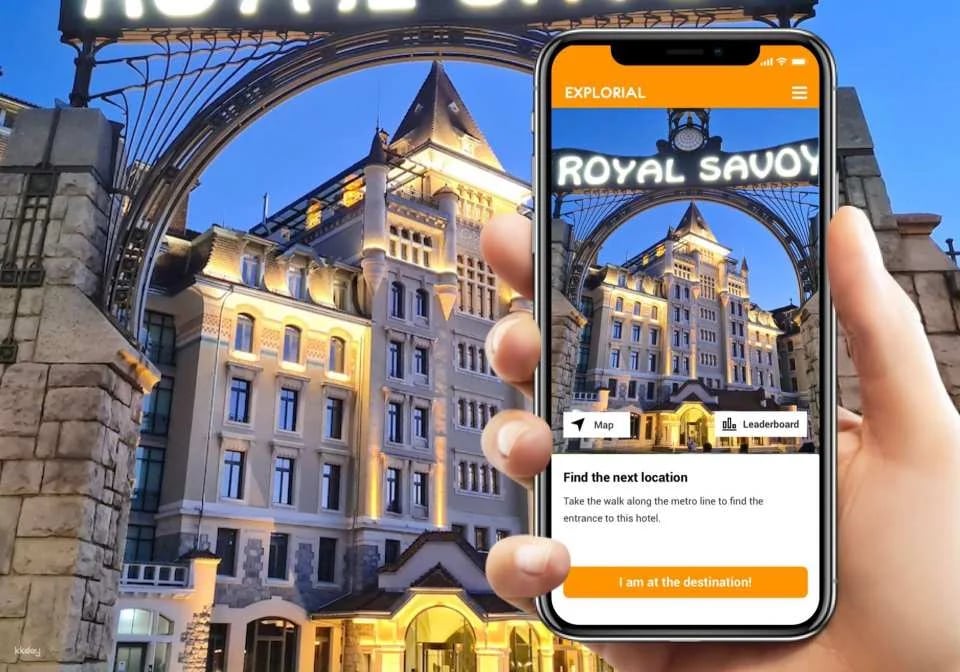 Lausanne Ouchy interactive scavenger hunt with smartphone