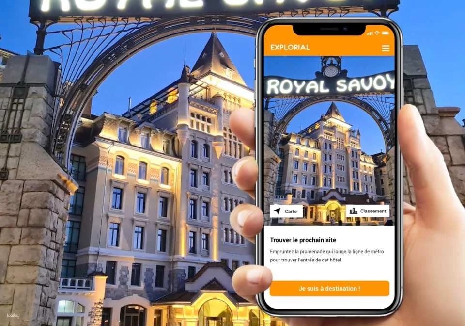 Lausanne Ouchy interactive scavenger hunt with smartphone
