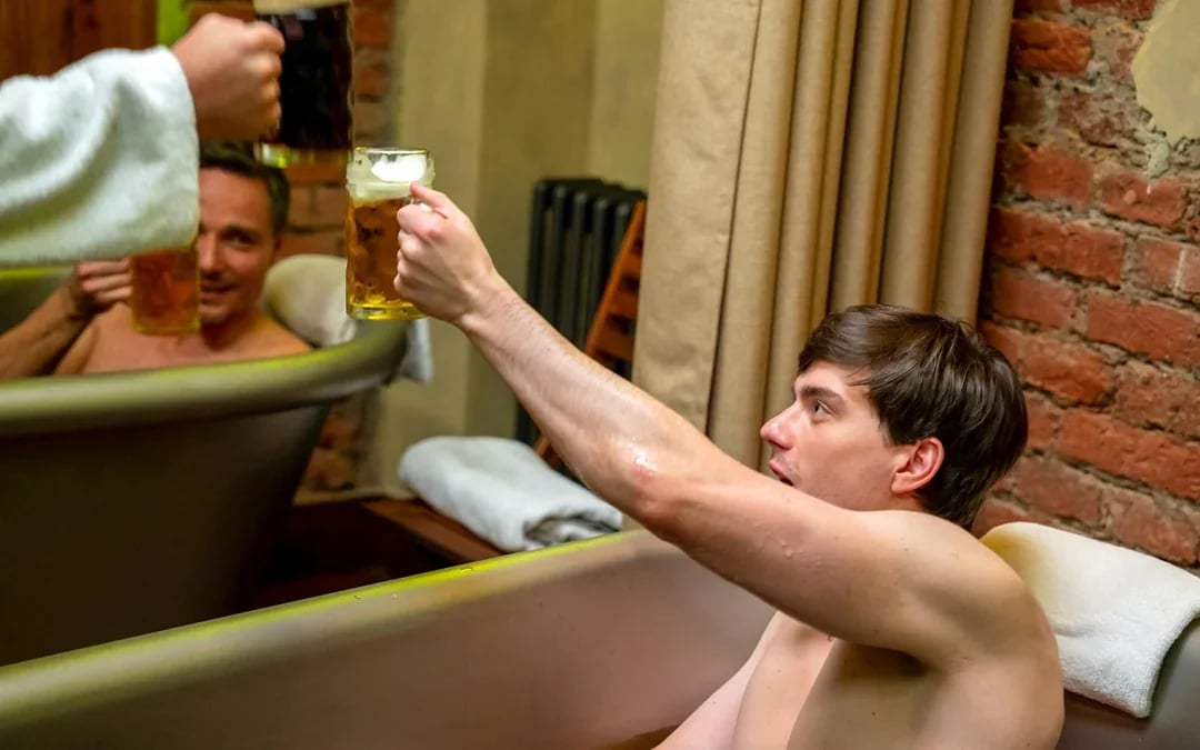 Letna Beer and Wine Spa with Salt Cave Access and Unlimited Drinks Image 3
