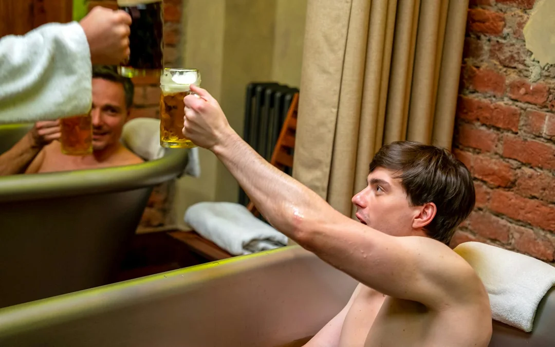 Letna Beer and Wine Spa with Salt Cave Access and Unlimited Drinks Image 3