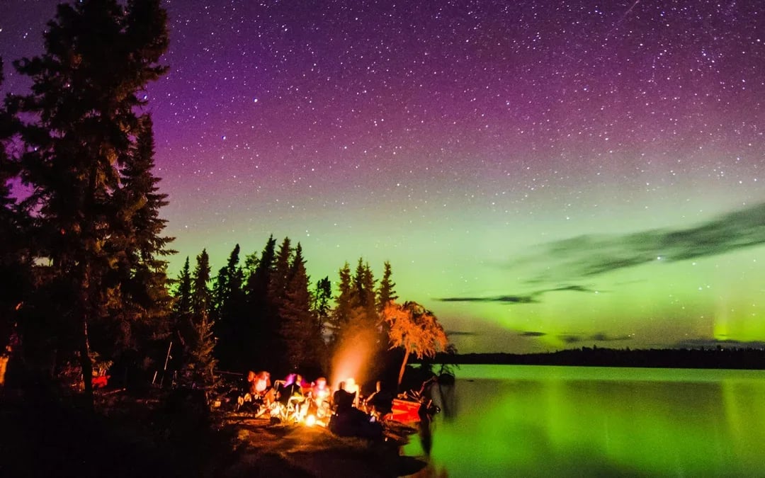 Levi: Northern Lights with Campfire & Barbecue Image 6