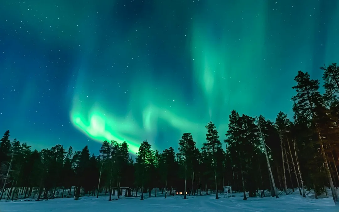 Levi: Northern Lights with Campfire & Barbecue Image 8