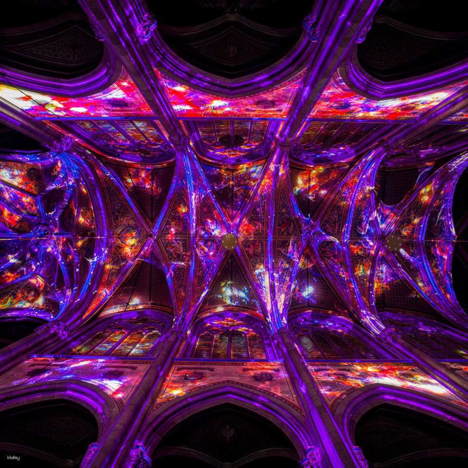 Light of Creation Immersive Light Show at Votive Church Vienna