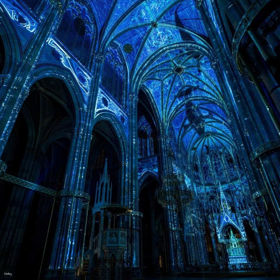 Light of Creation Immersive Light Show at Votive Church Vienna