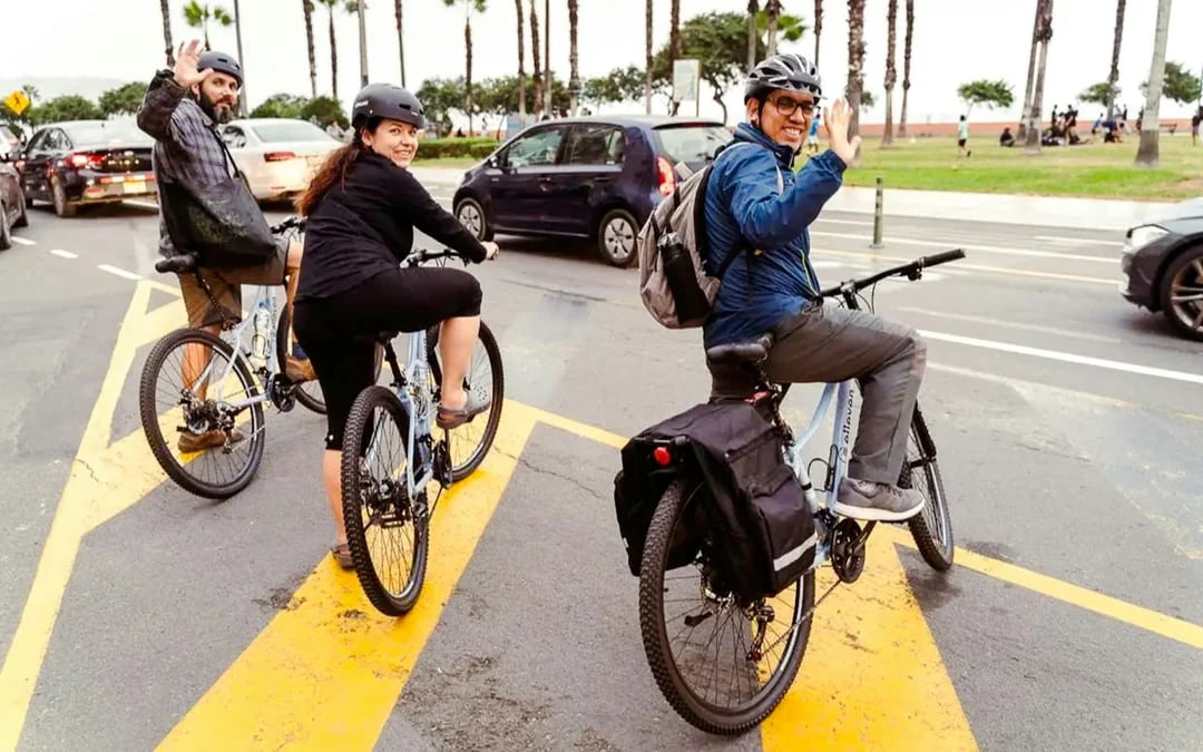Lima City Bike Tour: El Olivar, Parque del Amor & Barranco Art District Image 5