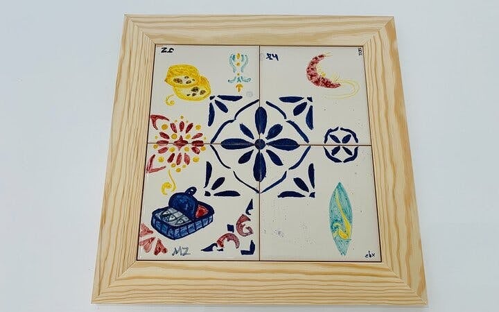 Lisbon Tile Painting Workshop in Artist’s Studio with Local Artist Guidance and Materials Included Image 2