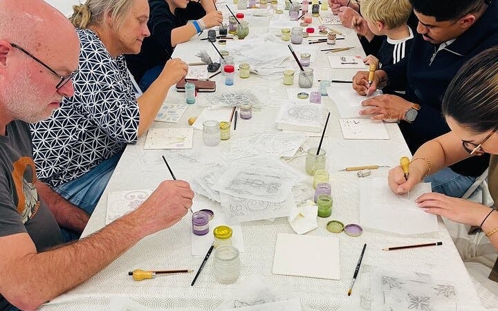 Lisbon Tile Painting Workshop in Artist’s Studio with Local Artist Guidance and Materials Included Image 3