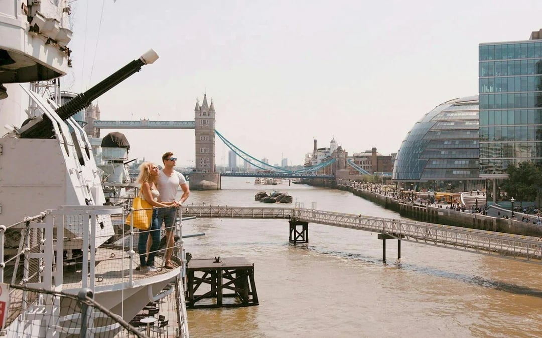 London: HMS Belfast Ticket & South Bank Highlights Audio Tour Image 3
